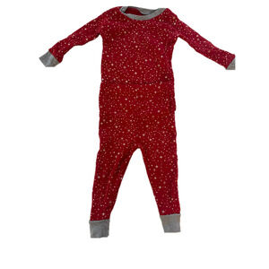 Honest Baby Pajamas, 12 Months, Red